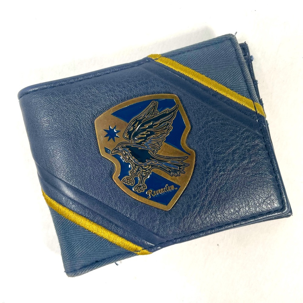 Harry Potter Ravenclaw Wallet Blue and Yellow Bi Fold
